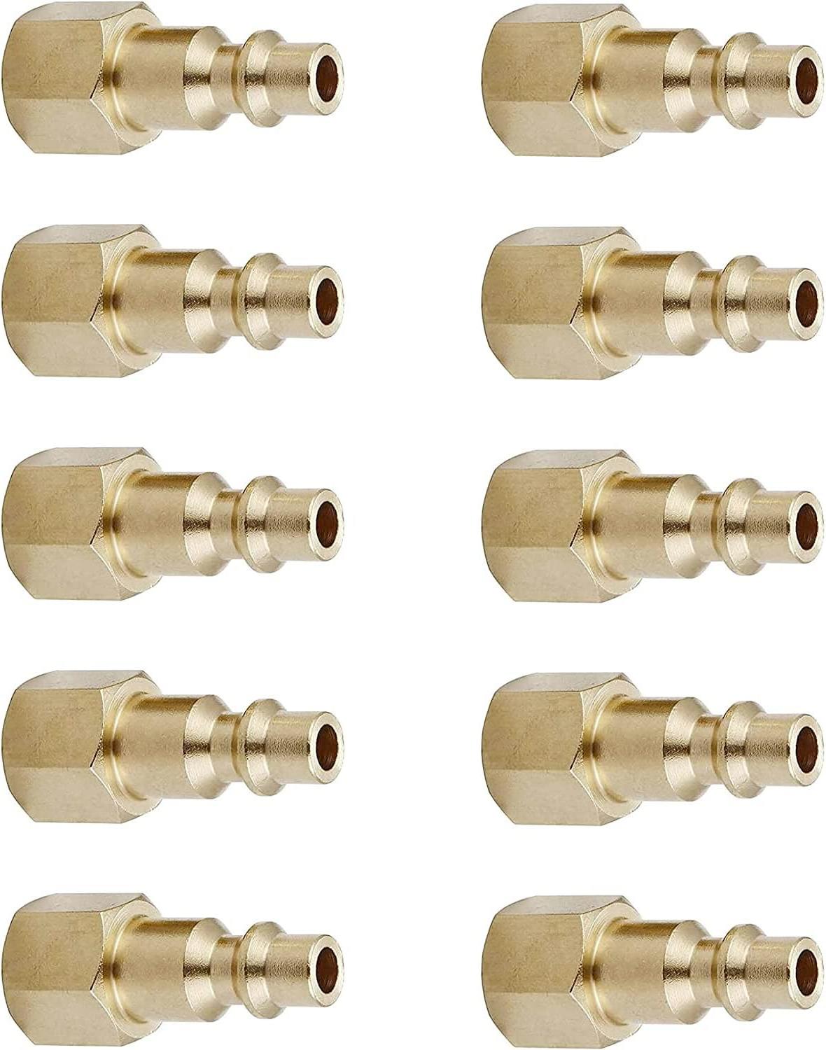 1/4 Air Hose Fittings - 1/4 Inch Quick Connect Air Hose Fitting, 5-Pieces  Female Air Coupler and Plug Kit For Air Tool Fittings