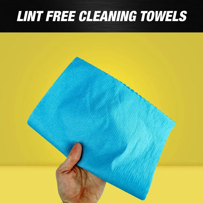 14" x 11" Prep Wipe Blue Lint Free Cleaning Towels (500-Sheets) - National Supply Company