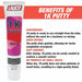 1K Body Filler Putty 2 PACK - Quick & Easy Repairs for Multiple Surfaces National Supply Company