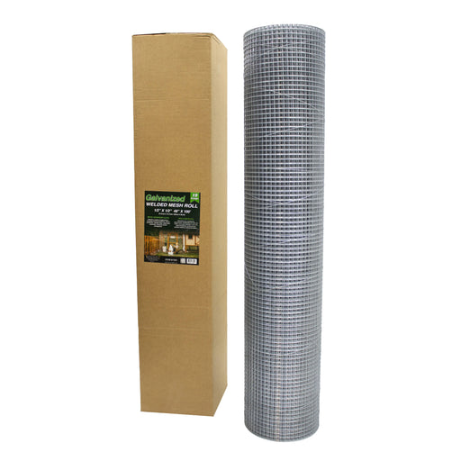 Hardware Cloth 1/2 inch 48in x 100 ft, 19 Gauge Square, Chicken Coop Wire Fence, Garden Plant Welded Metal Wire Fencing Roll Mesh, Poultry Animal Netting Cage Screen National Supply Company