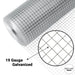 Hardware Cloth 1/2 inch 48in x 100 ft, 19 Gauge Square, Chicken Coop Wire Fence, Garden Plant Welded Metal Wire Fencing Roll Mesh, Poultry Animal Netting Cage Screen National Supply Company