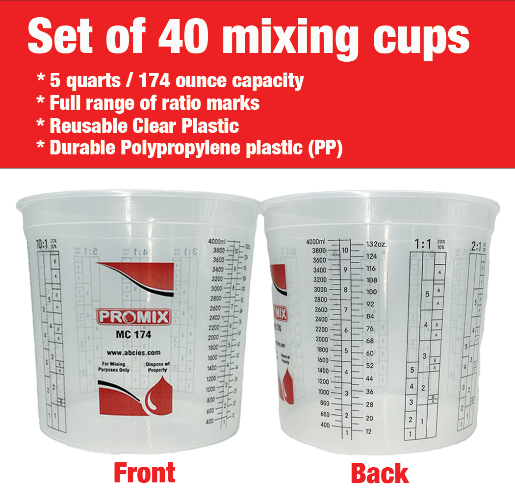 Epoxy Mixer (Quart/Cup) 2-PACK