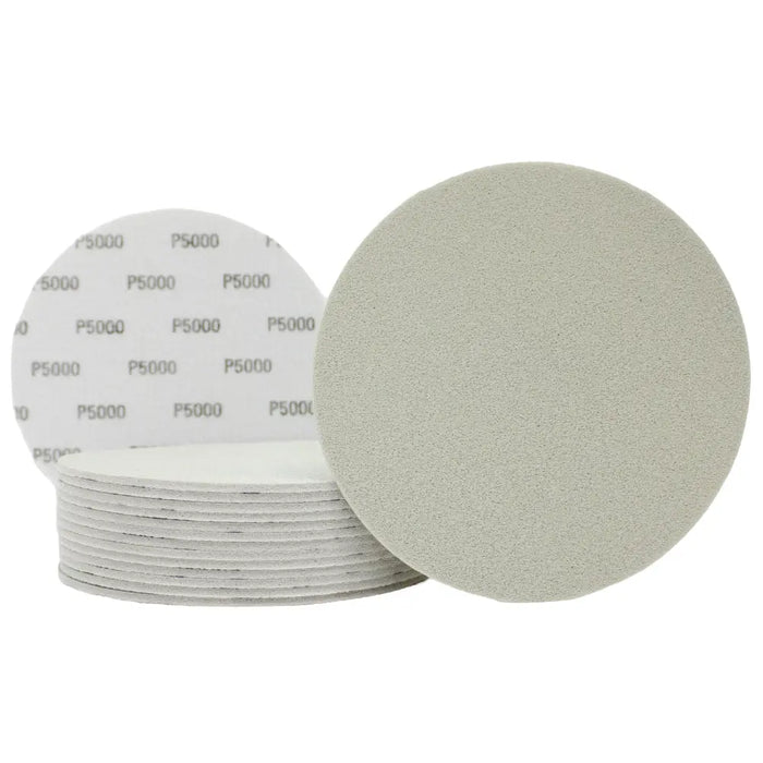 6 inch Hook & Loop Abrasive Foam Polish Discs - GRIT: 5000 - Pack of 15 Discs National Supply Company