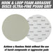 6 inch Hook & Loop Abrasive Foam Polish Discs - GRIT: 5000 - Pack of 15 Discs National Supply Company