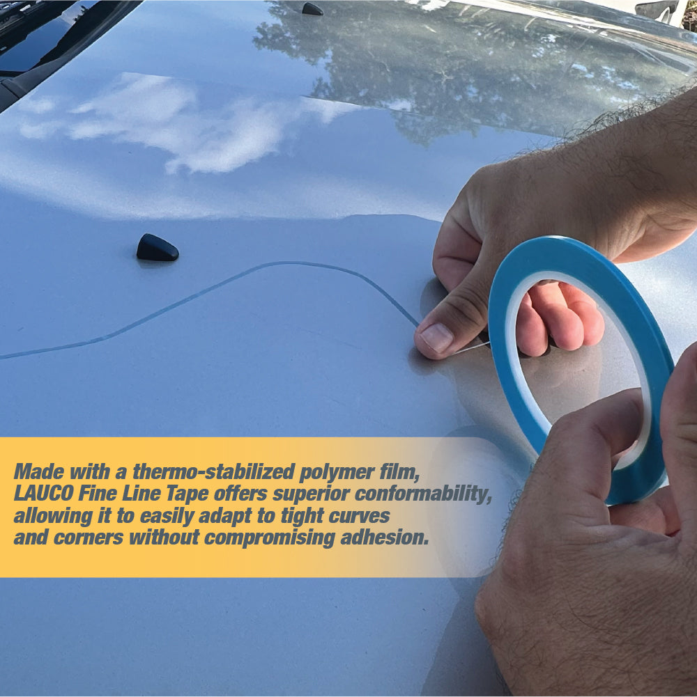 1/2" Fine Line Automotive Pinstriping Masking Tape - 36 Yard Roll