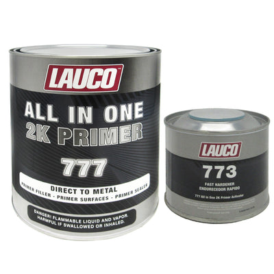 All In One Direct To Metal 2K Urethane Primer Surfacer (4:1)  (Primer Filler, Primer Surfaces, Primer Sealer) 1 Liter & 1 Fast Pint Activator KIT