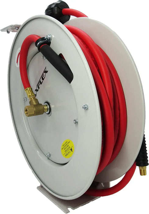 Retractable Reel W/Hybrid Polymer Air Hose 3/8"X50ft - National Supply Company