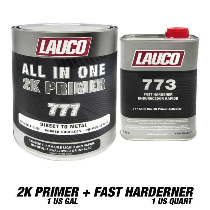 All In One Direct To Metal 2K Urethane Primer Surfacer (4:1)  (Primer Filler, Primer Surfaces, Primer Sealer) 1 Gallon & 1 Fast Quart Activator KIT - National Supply Company