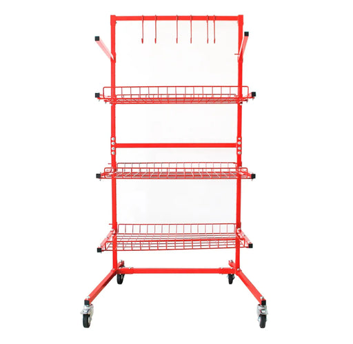 Automotive Parts Management Storage Cart - B Series - Shelves Workshop Trolley - National Supply Company