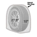 Canvas Wheel Tire Covers Set of 4 Suitable for 27.5 inch Diameter Tire - National Supply Company