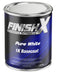 FinishX Automotive Refinishing Factory Color 1k Basecoat Pure White Ratio 1:1 - National Supply Company