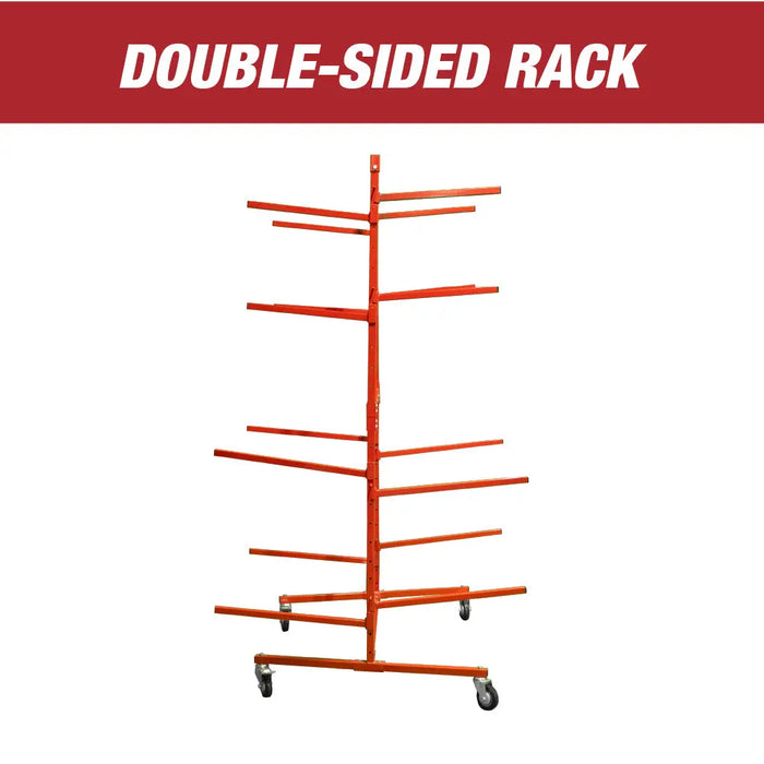 Floor Mobile Bumper Storage Rack - Double Sided Bumper Storage Rack - National Supply Company