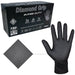 Heavy Duty 8-mil Industrial Black Nitrile Gloves with Raised Diamond Texture - Box of 100 - Latex Free, Powder Free - National Supply Company