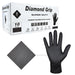 Heavy Duty 8-mil Industrial Black Nitrile Gloves with Raised Diamond Texture - Box of 1000 - Latex Free, Powder Free National Supply Company