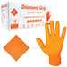 Heavy Duty 8-mil Industrial Orange Nitrile Gloves with Raised Diamond Texture - Box of 1000 - Latex Free, Powder Free National Supply Company