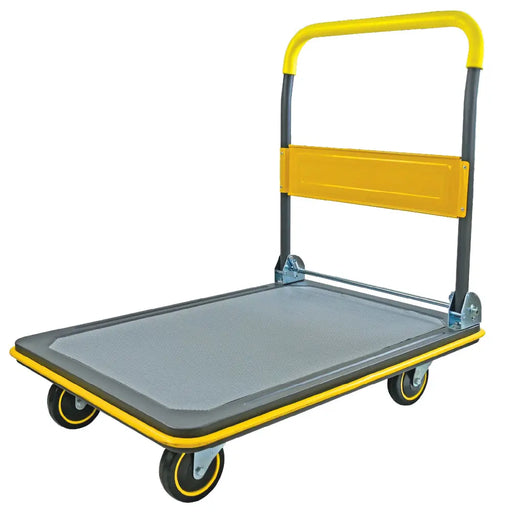 Heavy Duty Foldable Push Cart Dolly, 330 lb Weight Capacity, Moving Platform Hand Truck, Foldable for Easy Storage and 360 Degree Swivel Wheels - National Supply Company