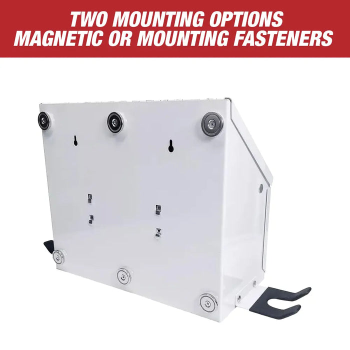 Magnetic Spray Booth Box - Double Compartment Cabinet with Double Spray Paint Gun Holder - National Supply Company