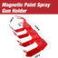 Magnetic Paint Spray Gun Holder Stand, Holds 4 Gravity Feed
