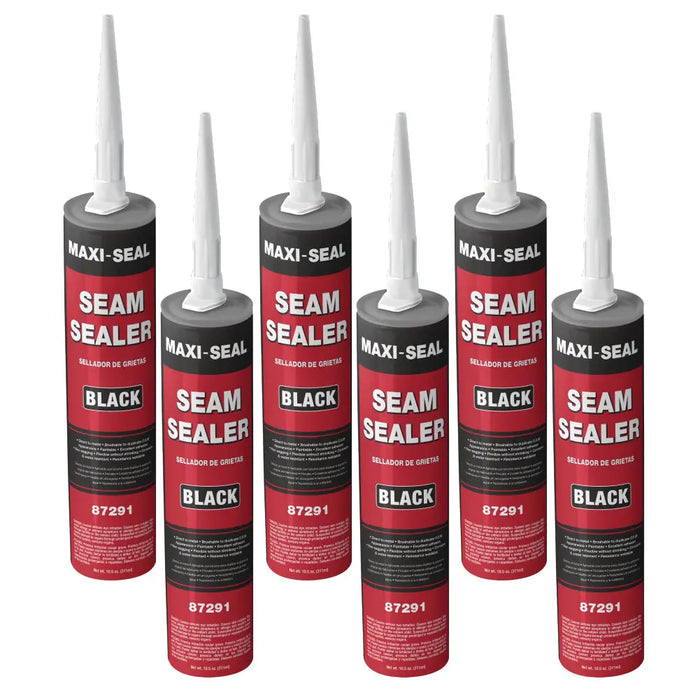 Maxi-Seal Polyurethane Seam Sealer Automotive - Black, 10.5oz Tube National Supply Company