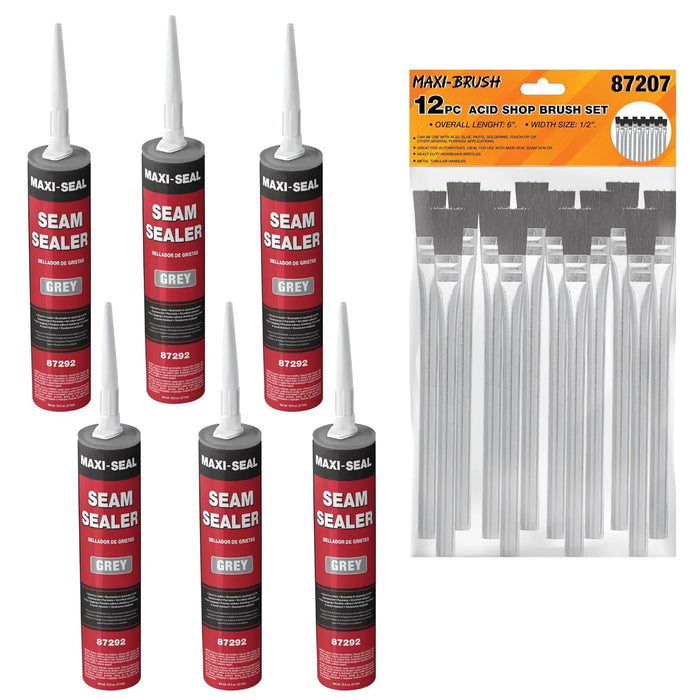 Maxi-Seal Polyurethane Seam Sealer Automotive - Grey, 10.5oz Tube National Supply Company