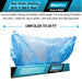 Maxifilm 20ft x 250 ft Roll Blue Premium Overspray Paintable Plastic Sheeting - 8 Micron, 0.3 Mil - National Supply Company