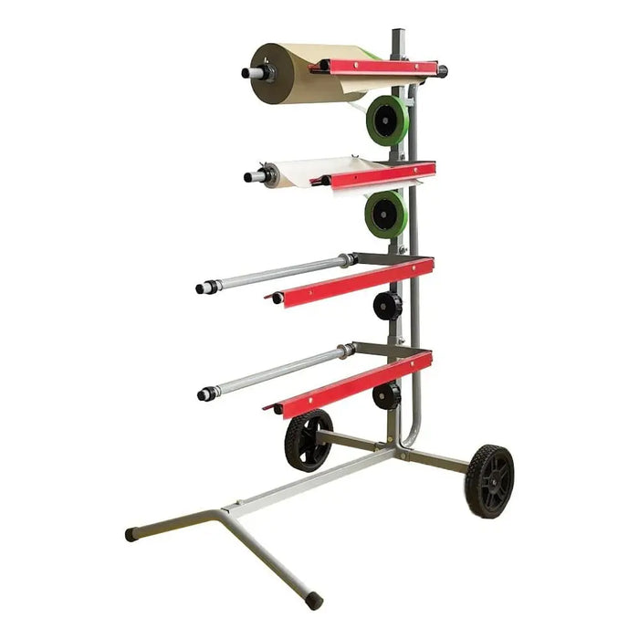 Mobile Masking Paper Stand - Three Style Masking Paper Machine Station - National Supply Company