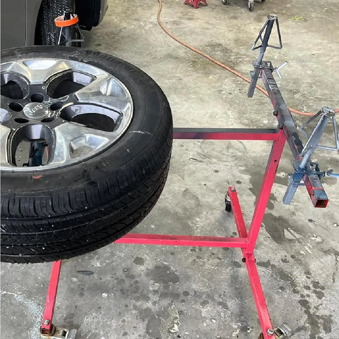 Mobile Wheel Rim Painting Stand - Wheelmaster paint stand - National Supply Company