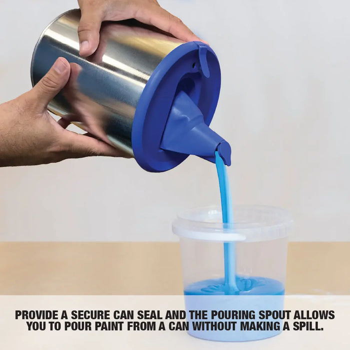 Paint Can Lid Cover and Pouring Spout for 1-Gallon Containers - National Supply Company