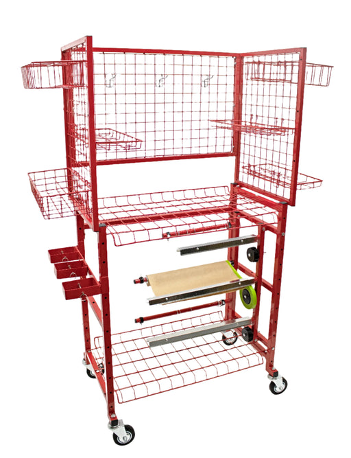 Paint Prep Cart with Masking Paper Dispenser National Supply Company