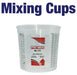 Paint & Epoxy Mixing Cups Buckets - 174 Ounce (5-Quart) - Calibrated Mixing ratios on Side - National Supply Company