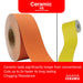 Premium Ceramic Grain Sanding Paper, PSA Sandpaper roll 2.75” x 25 Yard - National Supply Company