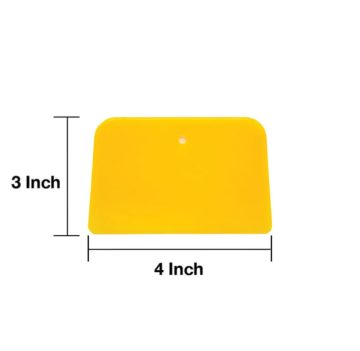 Reusable Plastic Auto Body Filler Yellow Spreaders - Sizes 4"; 5"; 6" - National Supply Company