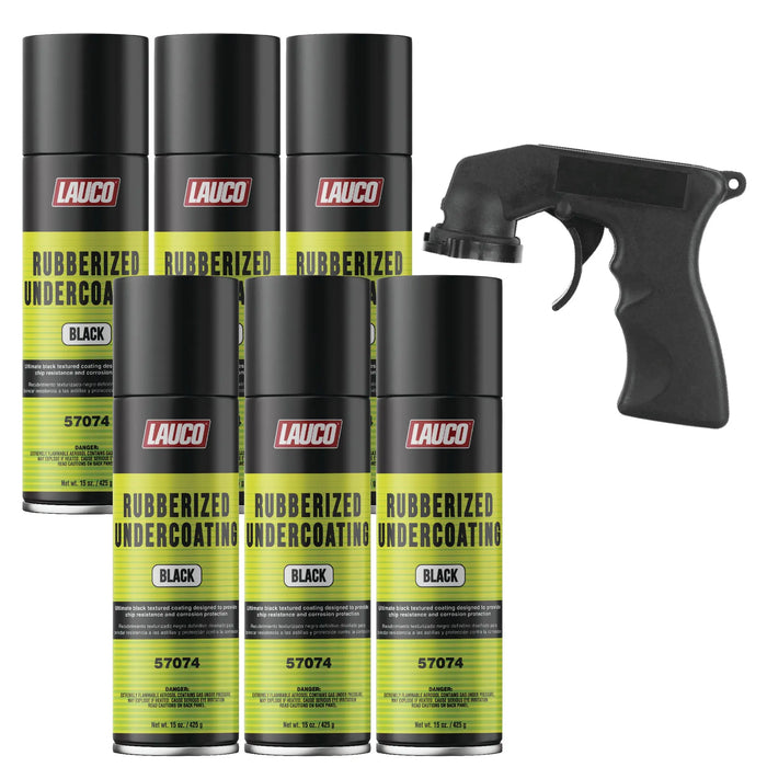 Rubberized Undercoating Black Aerosol Spray Can 15oz - National Supply Company