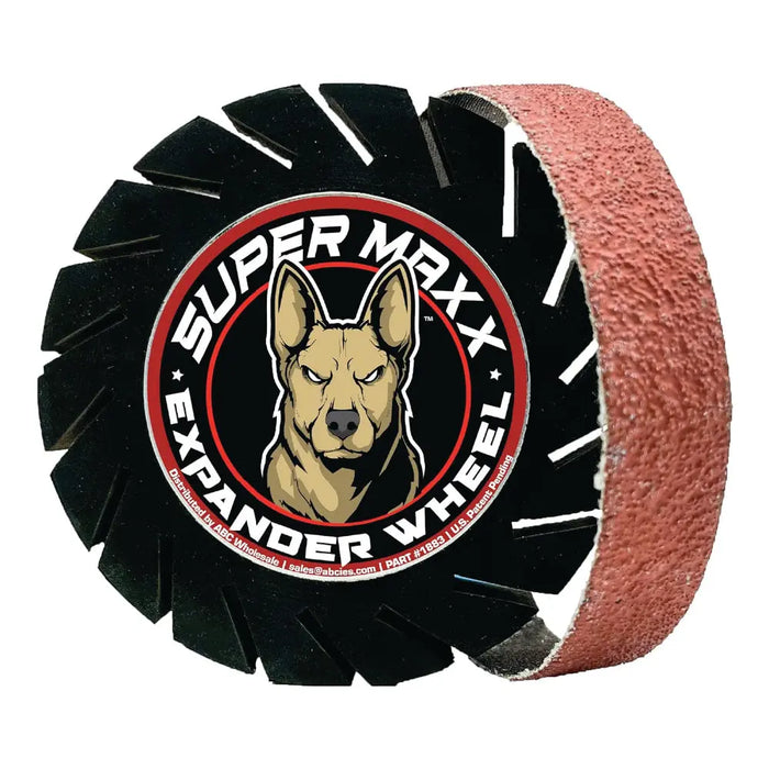 Super Maxx Expander Wheel Kit / Sanding Belts 36G, 50G, 60G, 80G,120G National Supply Company