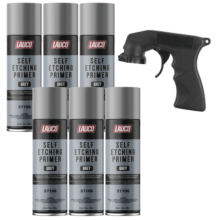 Self Etching Etch Primer Aerosol Spray Can 13oz - Gray - Automotive and Industrial Primer - Great for use on Bare Metal Areas Before applying Truck Bed Liner - National Supply Company