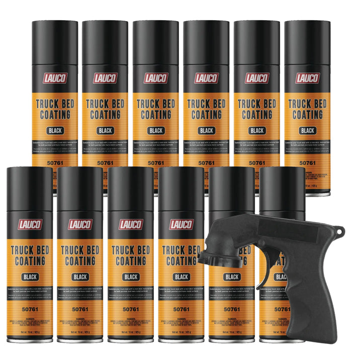 Truck Bed Coating Black Aerosol Spray Can 15oz - Textured, Suitable For All Truck Beds - National Supply Company