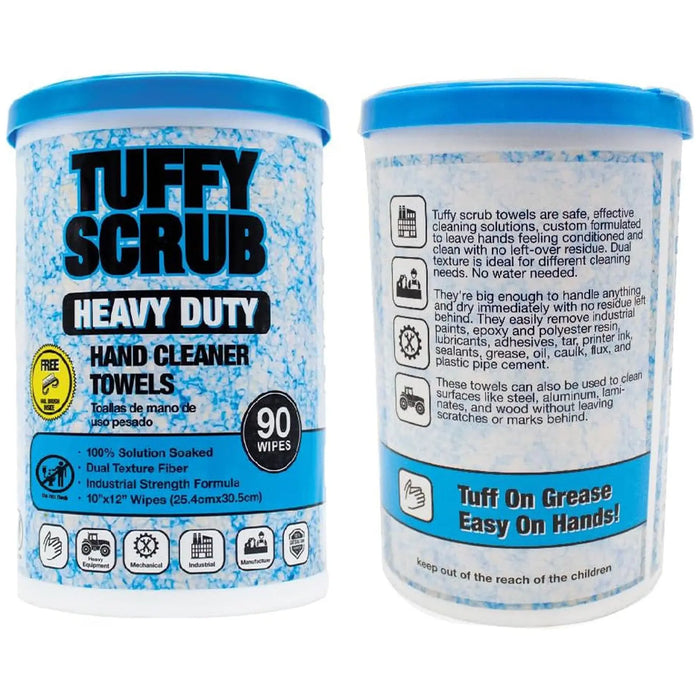 Tuffy Scrub Heavy-Duty Hand Cleaning Towels, 10 X 12 Inch 90-Count National Supply Company