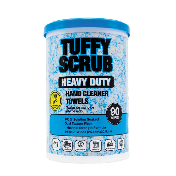 Tuffy Scrub Heavy-Duty Hand Cleaning Towels, 10 X 12 Inch 90-Count - National Supply Company