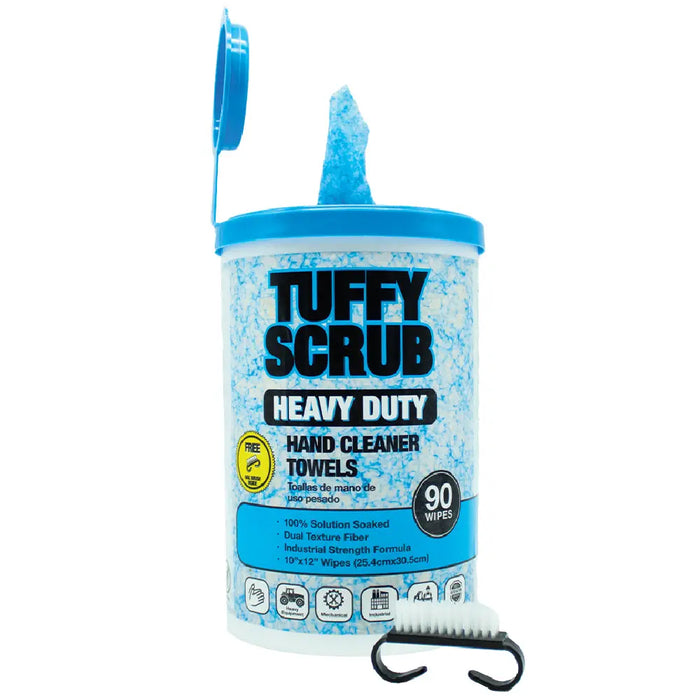 Tuffy Scrub Heavy-Duty Hand Cleaning Towels, 10 X 12 Inch 90-Count - National Supply Company